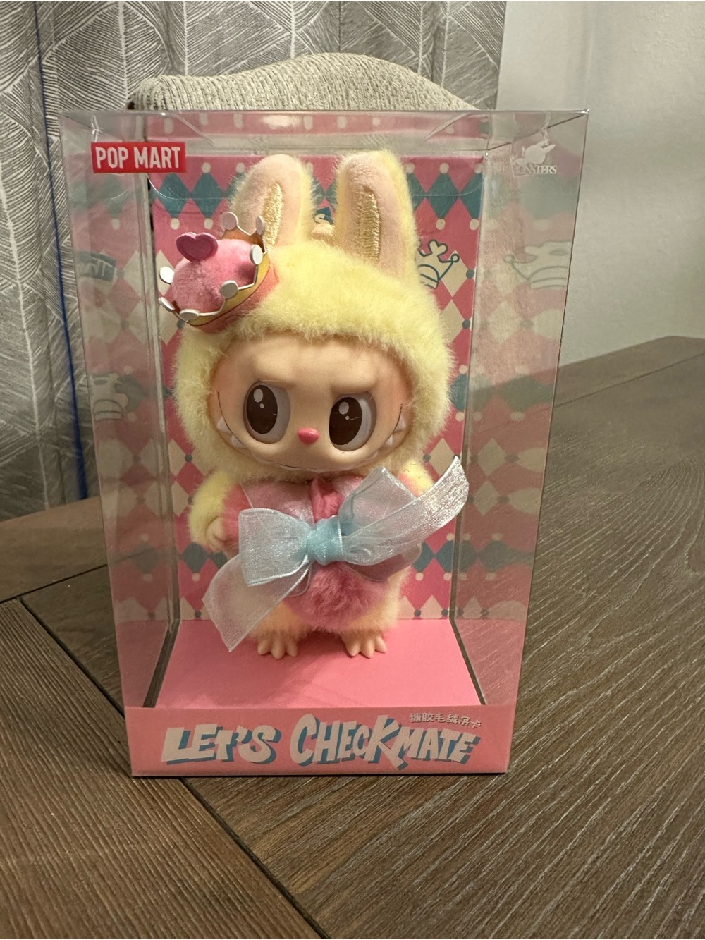 OFFICIAL AUTHENTIC LABUBU THE MONSTERS Let's Checkmate Vinyl Plush